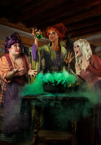 Vista 6 de Disfraz de Mary Sanderson para Mujer Talla Plus de Hocus Pocus de Disney Multicolor