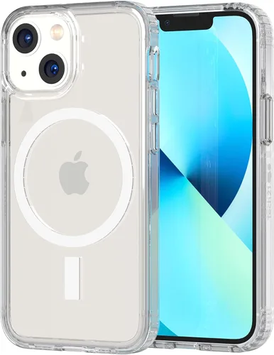 Vista 9 de Tech21 Evo Clear (MagSafe) - Funda transparente MagSafe para iPhone 13 con protección contra caídas de 12 pies