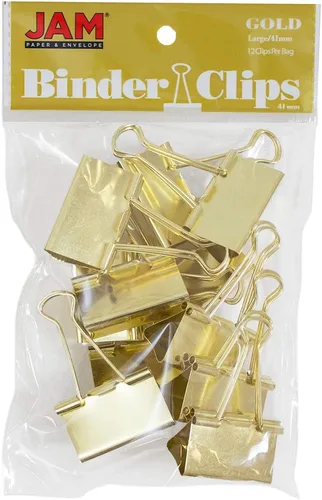 Vista 76 de Broches aprietapapeles JAM Paper®, Blanco