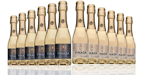 Vista 13 de VINADA - Crispy Chardonnay Mini - Vino Cero Alcohol - 6.8 fl oz (12 Botellas de Vidrio)