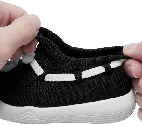 Vista 4 de Engtoy Zapatos de bebé para caminar, zapatos para bebés, niños y niñas, antideslizantes, transpirables, ligeros, sin cordones