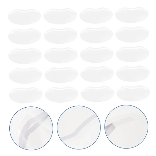 Vista 6 de 100 piezas de escudo de ducha para peluquería máscara de ojos visera facial al aire libre para salones de peluquería protección de material duradero