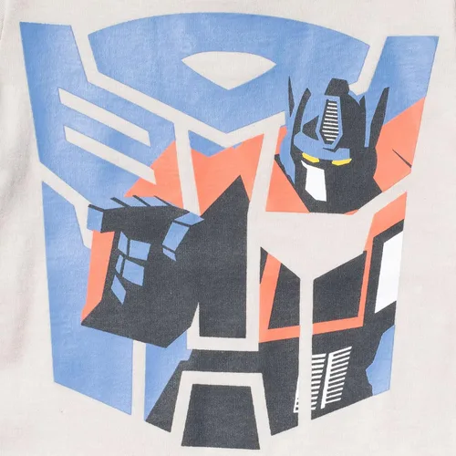 Vista 5 de Transformers Optimus Prime Bumblebee Megatron - Paquete de 2 camisetas para niños pequeños a grandes