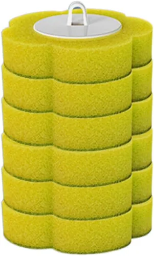 Vista 10 de 36 cabezales desechables de cepillo de inodoro, repuestos de varilla de inodoro para limpieza de inodoro y baño, almohadillas de repuesto 36 piezas
