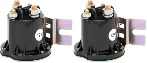Vista 8 de Interruptor de relé solenoide de arranque de 12 V, contactor de trabajo intermitente, 3 terminales, corriente de 150 A, máximo 800 A, con tuercas