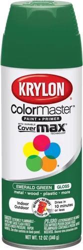Vista 38 de Krylon K05160202 ColorMaster Pintura + imprimación, plana, negro, 12 onzas