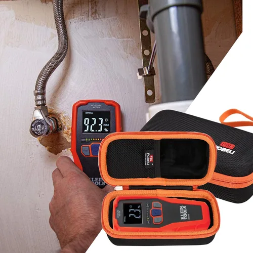 Vista 7 de FBLFOBELI - Estuche rígido para medidor de humedad Klein Tools ET140, juego de herramientas 80023P EVA Hard Shell, Home Inspector Tool Kit Case