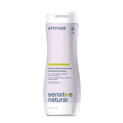 Vista 13 de ATTITUDE Champú para el cabello para cuero cabelludo seco sensible, verificado por EWG, avena calmante, protege el color, ingredientes derivados