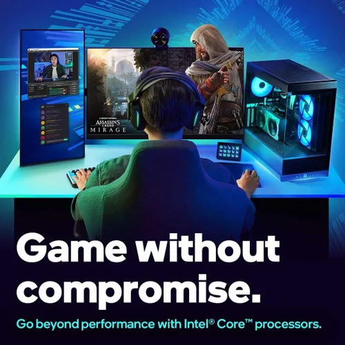 Vista 3 de Intel® Core™ i7-14700K Nuevo procesador de escritorio para juegos de 20 núcleos (8 núcleos P + 12 núcleos E) con gráficos integrados - Desbloqueado