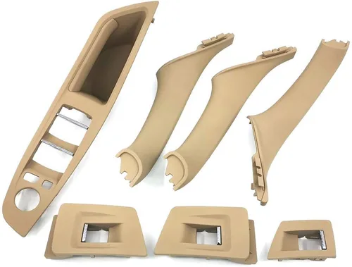 Vista 6 de Kit de cubierta de moldura de manija de puerta beige de repuesto para BMW