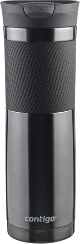 Vista 9 de Contigo Byron Snapseal Taza de viaje, Taza térmica de acero inoxidable, Botella de vacío, Vaso a prueba de fugas, Taza de café con tapa fácil