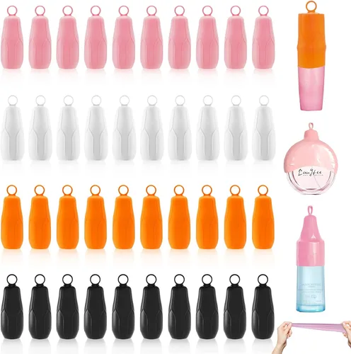 Vista 8 de Accesorio de silicona reutilizable para funda elástica a prueba de fugas, fundas a prueba de fugas, accesorio reutilizable para artículos de tocador