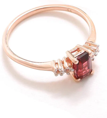 Vista 5 de YoTreasure Healing Crystal Citrine Ethiopian Opal Green Onyx London Blue Topaz Rhodolite Garnet Moonstone Tanzanite 10K YellowRose Gold Engagement