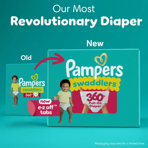 Vista 15 de Pañales Pampers - Swaddlers 360° - Talla 3, 70 unidades, hasta 100% de protección contra fugas, ajuste cómodo y seco, diseñado para cambios fáciles