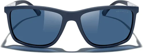 Vista 2 de MERRY'S Gafas de sol polarizadas rectángulo unisex para pesca que conduce el templo de aluminio S8658 del golf