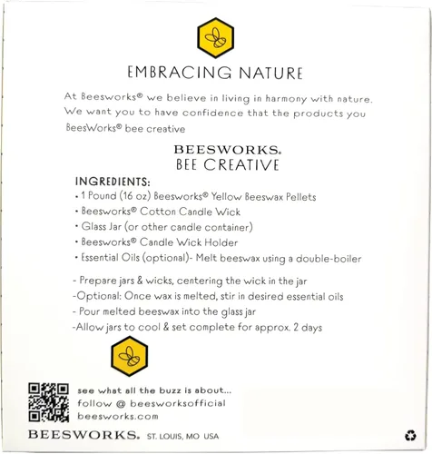 Vista 3 de Beesworks - 100 unidades de mecha de algodón para velas de 6 pulgadas, preenceradas, para fabricación de velas, bricolaje de velas
