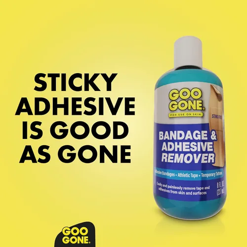 Vista 8 de Goo Gone Removedor de adhesivo para la piel, eliminación segura y sin dolor para residuos pegajosos de monitores de glucosa continuos, cinta KT