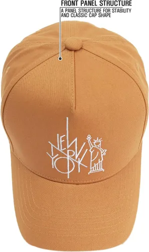 Vista 3 de FLIPPER NYC New York City Embroidered Baseball Cap Premium Cotton Adjustable Trucker Hat for Men & Women
