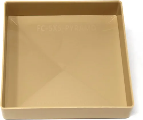 Vista 7 de Tapa para poste de valla de vinilo piramidal de plástico de 5 x 5 (5.000 in x 5.000 in), color negro o blanco, múltiples cantidades para postes