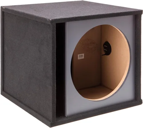 Vista 5 de American Sound Connection Car Audio Single 15" ranura ventilada pintable deflector estéreo subcaja recinto