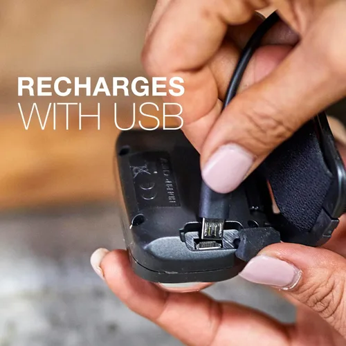 Vista 7 de Linterna de cabeza Energizer PRO-400 recargable, linterna recargable resistente al agua IPX4, lámpara de cabeza ultra brillante con múltiples modos