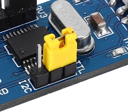 Vista 9 de Módulo adaptador de convertidor USB a UART, módulo convertidor USB a I2C Componentes electrónicos portátiles Cable de puente práctico
