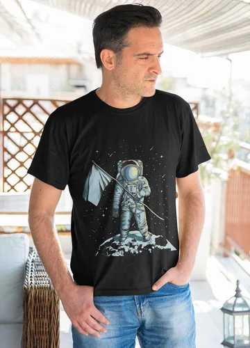 Vista 4 de MATXSOMAX Camisetas gráficas para hombre, camisetas de astronauta, camisetas gráficas de diseño genial para hombre