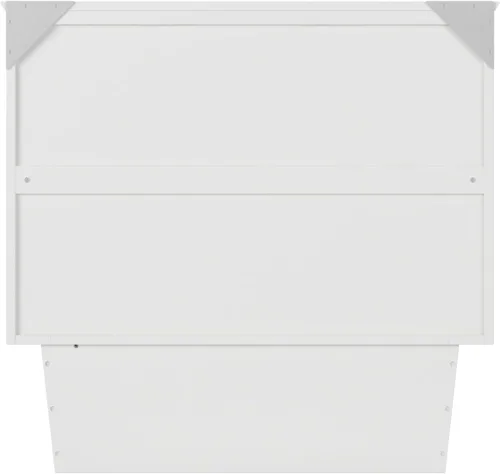 Vista 18 de Atlantic Muebles natucket Murphy cama Pecho, Madera Noble, Blanco