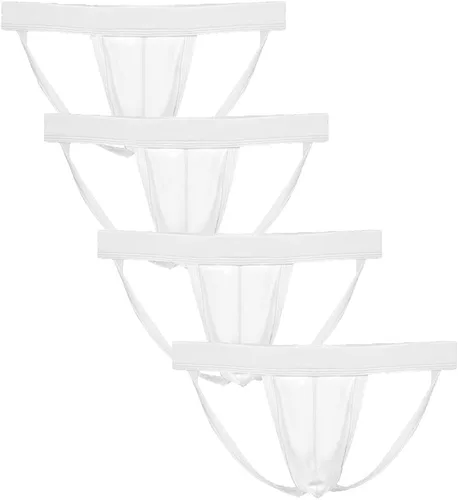 Vista 6 de Summer Code ropa interior con pretina elástica, suspensorio para desempeño deportivo para hombre Paquete de 2 negro