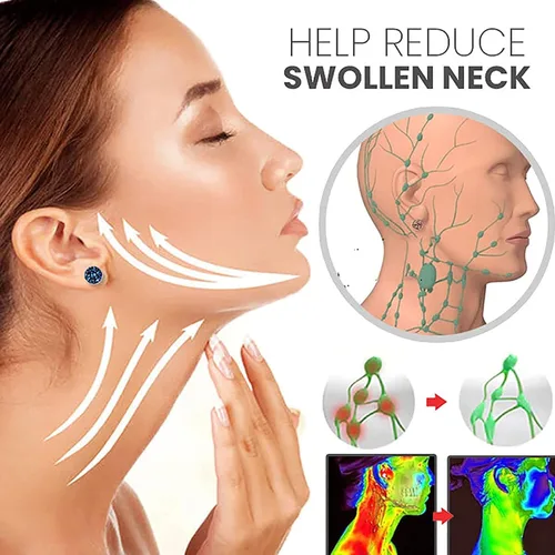Vista 3 de Dorina - Aretes magnéticos para mujer con magneterapia de acupresión y desintoxicación, no perforados, magnetología Atheniz, linfvidad, germanio