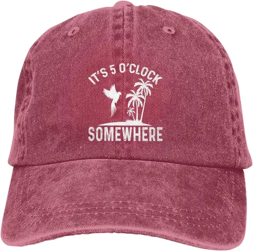 Vista 7 de Philysonic 5 Oclock Somewhere Hat It is 5 Oclock Somewhere Hat Sombrero Mujer Gorra de béisbol Cool Hats