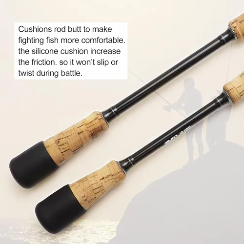 Vista 4 de Dovesun Cojines de asiento de caña de pescar, protectores de caña de pescar, protector de caña de pescar, tapa de extremo, soportes para caña