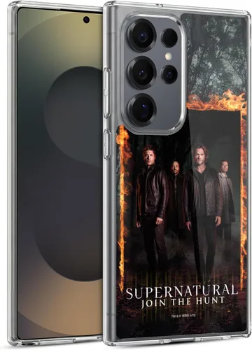 Vista 52 de Head Case Designs Supernatural Sam, Dean & Castiel Key Art - Funda de gel con licencia oficial [protección de grado militar] compatible con Google