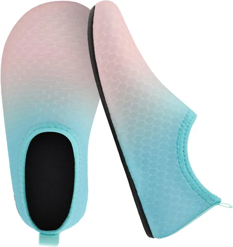 Vista 3 de Joinfree - Zapatos acuáticos de natación para niños y niñas, calcetines acuáticos de secado rápido, zapatos con sensación de pies descalzos
