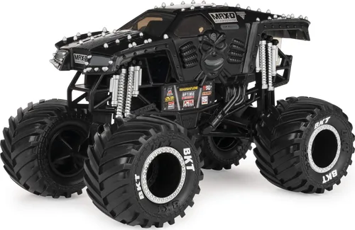 Vista 2 de Monster Jam, Camión monstruo oficial Max-D, vehículo fundido a presión de colección, escala 1:24