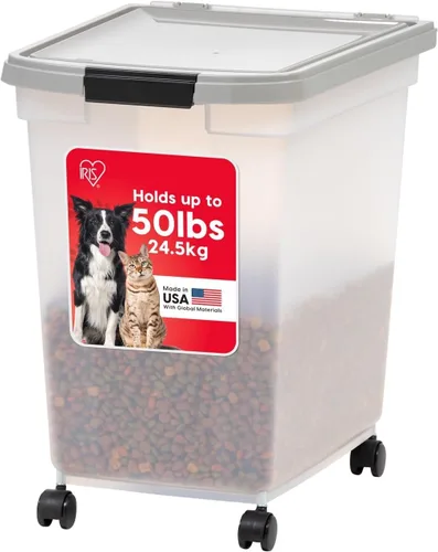 Vista 13 de Iris Contenedor para alimento de perro de estructura hermética, Individual, Negro