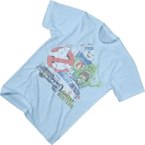 Vista 3 de Ghostbusters Mens Stay Puft Shirt Stay Puft Logo Tee Shirt Graphic T-Shirt