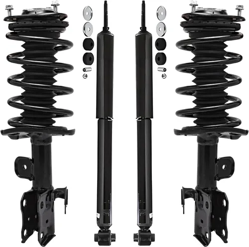 Vista 28 de Detroit Axle - Kit de 4 puntales para Ford Escape 2014-2019, 2 amortiguadores traseros ensamblaje 2 puntales delanteros y resortes helicoidales 2015