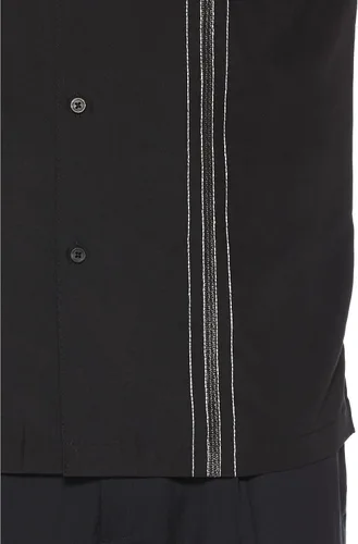 Vista 3 de Cubavera Camisa de panel bordado del club del póker de los hombres