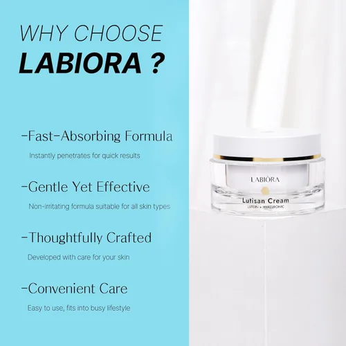 Vista 8 de Lutisan Crema hidratante facial – Luteína, niacinamida y extractos naturales, crema diaria para el rostro con cuidado calmante y refrescante