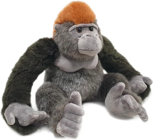Vista 8 de TigerHart Geraldo The Gorilla - Mono de peluche de 14 pulgadas (con brazos colgantes extendidos)