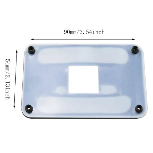 Vista 3 de Placa base AM4 ZZHXSM Placa base para ventilador de CPU Placa de montaje de refrigeración para AM4 Socket Placa trasera de metal CPU, soporte