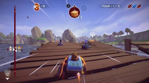 Vista 3 de Garfield Kart Furious Racing (NSW) - Nintendo Switch