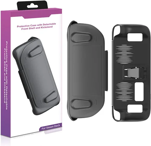 Vista 8 de LICHIFIT Funda protectora delgada para cubierta de vapor TPU anticaídas a prueba de polvo con carcasa frontal ABS desmontable y soporte