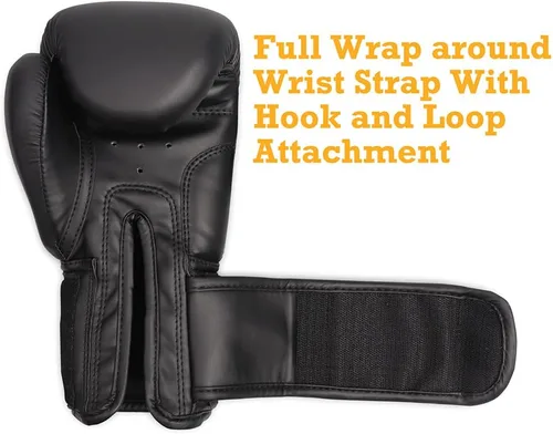Vista 4 de Boxing Gloves for Adults Men Women, Punch Bag Training Gloves for MMA Sparring Kickboxing Muay Thai Fight Heavy Bag Fitness