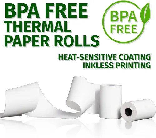 Vista 2 de Gorilla Supply - Rollos de PApel Térmicos, 3-1/8 x 230 pies, 10 rollos sellados.