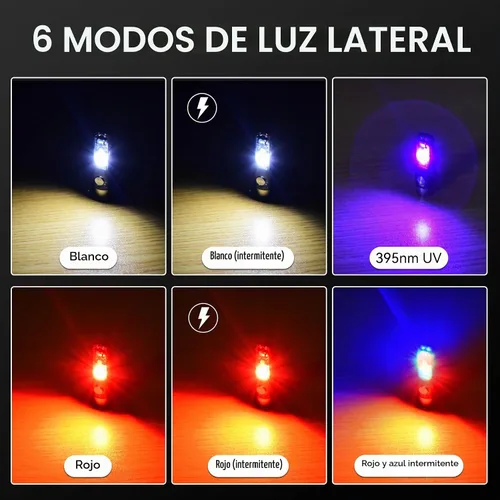Vista 4 de S12Plus Linterna de Llavero, Linterna de Bolsillo EDC de 610 Lúmenes Altos, Mini Linterna LED Recargable USB C, Linterna Pequeña, para Acampar