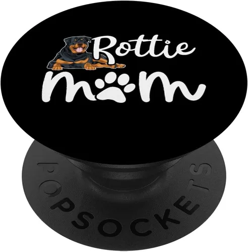 Vista 6 de Rottie Mom Gift Rottweiler Mom para amantes de los perros, accesorio de teléfono, PopSockets, agarre y soporte para teléfonos y tabletas, PopSockets