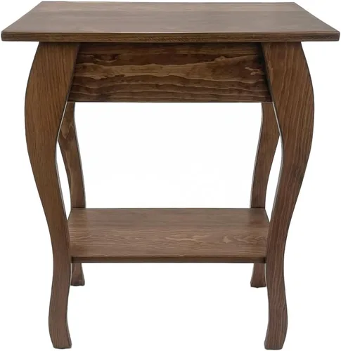 Vista 11 de Peaceful Classics Amish - Mesa auxiliar delgada hecha a mano para sala de estar, dormitorio, entrada y pasillo, mesa auxiliar delgada y estrecha