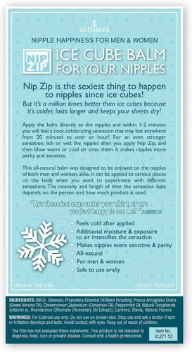 Vista 2 de Nip Zip Ice Cube - Bálsamo para pezones 0.15 oz (menta chocolate)